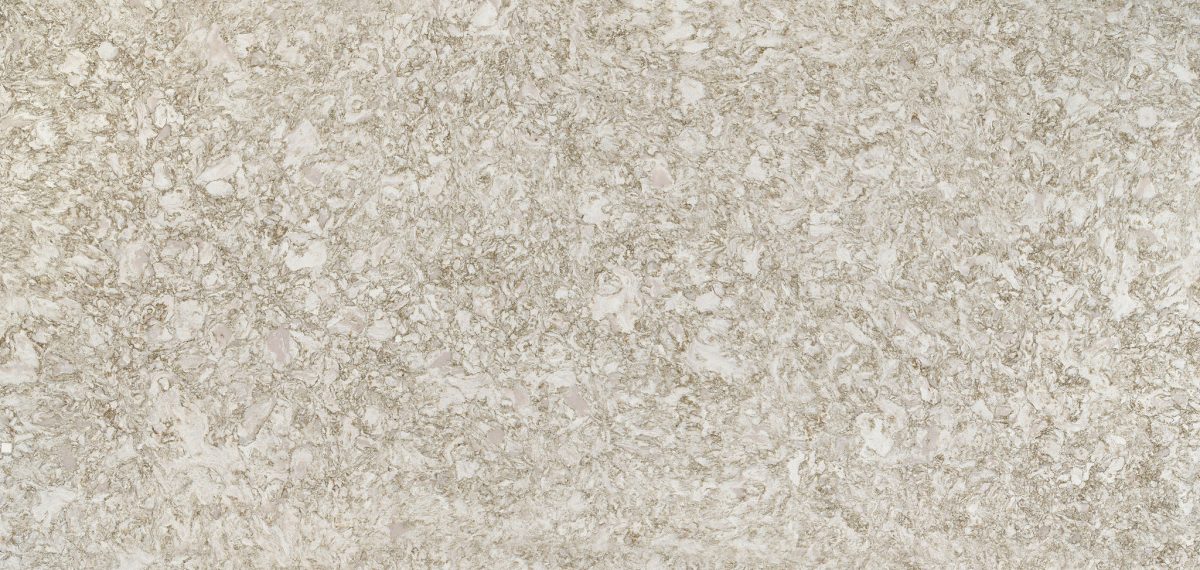 Crowndale™: Warm Cream and Beige Splashes with Dark Tan Accents - Kitchen Countertop
