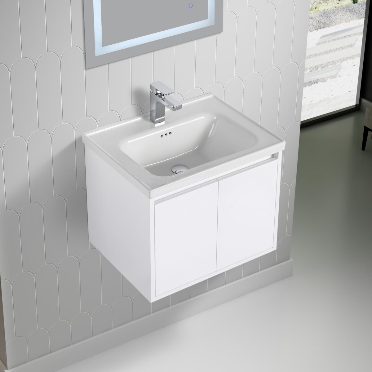 Bern 24″ Vanity With Ceramic Basin