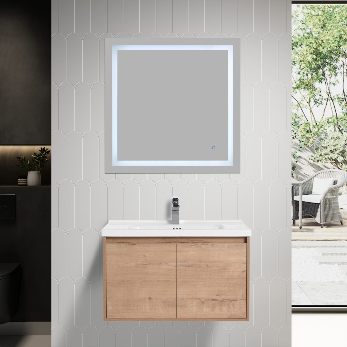 Bern 24″ Vanity With Ceramic Basin